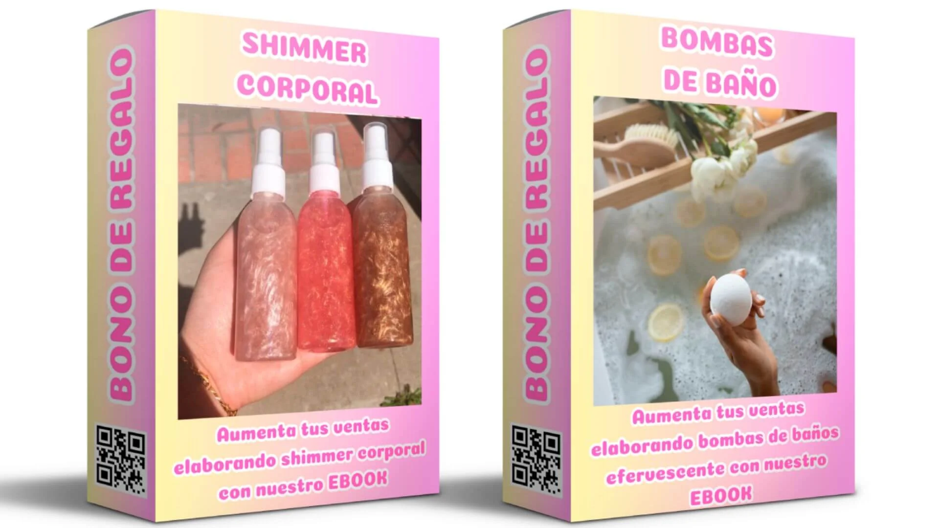bono shimmer corporal y bombas de baño